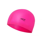 Plaukimo kepuraitė Nils Aqua NQC Solid PK01, rožinė kaina