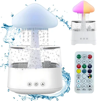 Oro drėkintuvas Rivex D146, RGB, 450 ml, Balta