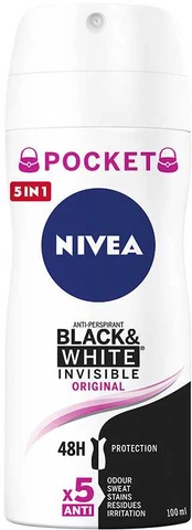 Nivea Juodas & Baltas INVISIBLE deo vapo 100 ml