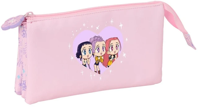 Safta Kpop Demon Hunters Chibi triple pencil case