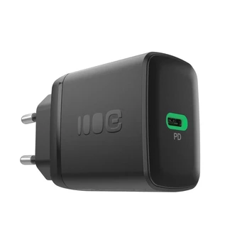 Greencell PowerSource Solo30 įkroviklis USB C juodas maitinimo adapteris 30W maitinimo tiekimas