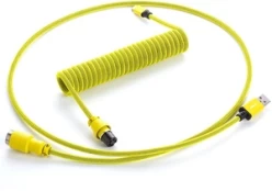 Klaviatūros laidas Cablemod Pro Coiled Keyboard Cable USB-C / USB Typ-A 150cm, geltona kaina