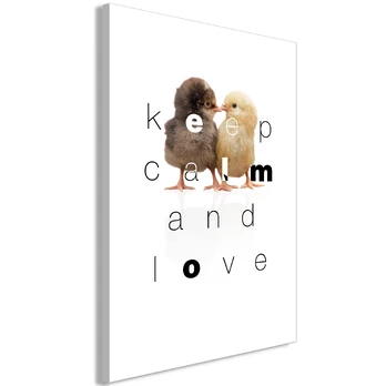 Artgeist Paveikslas - Keep Calm and Love (1 Part) Vertical