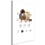 Artgeist Paveikslas - Keep Calm and Love (1 Part) Vertical kaina