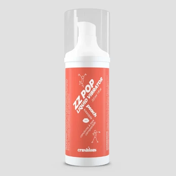 CRUSHIOUS ZZ POP skystas vibratorius su persikų aromatu, 30 ml