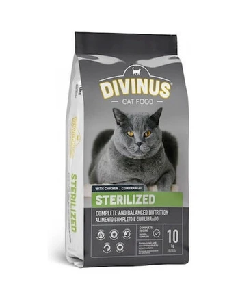DIVINUS Cat Sterilized sterilizuotoms katėms 10 kg