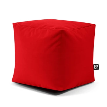 Sėdmaišis Cube M Glow, 48x48x40 cm, raudona