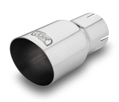Exhaust system tip shape: round 1x80mm stainless steel