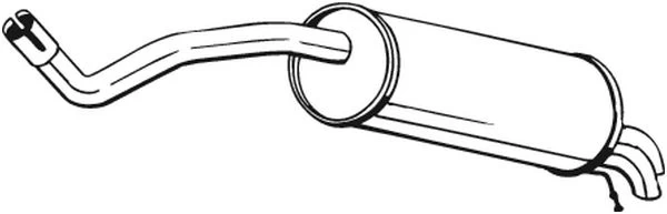 BOSAL BOS278-717 Exhaust system rear silencer