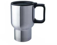 Puodelis BasicNature Stainless Steel Auto, 0.45L