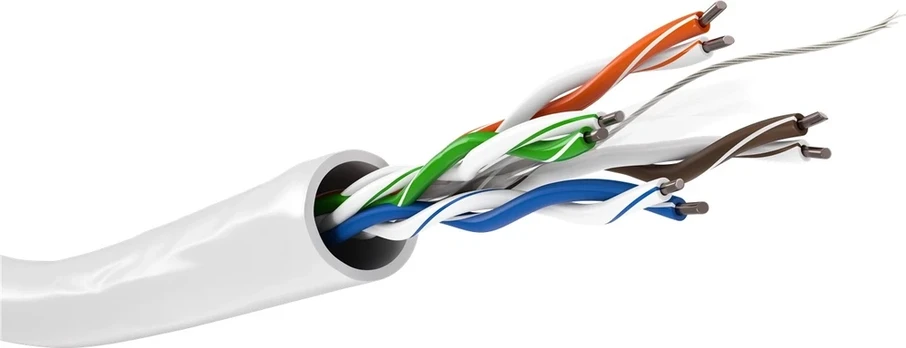 Goobay CAT 6 Network Cable U/UTP baltas 305m