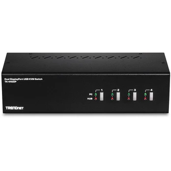 Šakotuvas Trendnet TK-440DP DKVM-4U, KVM / audio / USB switch