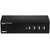 Šakotuvas Trendnet TK-440DP DKVM-4U, KVM / audio / USB switch kaina