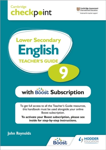Cambridge Checkpoint Lower Secondary English Teacher's Guide 9 with Boost Subscription