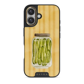 Pickled - iPhone 16 Plus Case, Elite Dark (MagSafe) / Gold