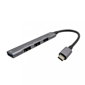 I-TEC USB-C metalinis HUB 1x USB 3.0 3x USB 2.0 be maitinimo adapterio