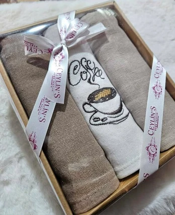 Virtuviniai rankšluostukai,Coffe time,