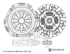 Sankabos komplektas BLUE PRINT ADC430129 kaina