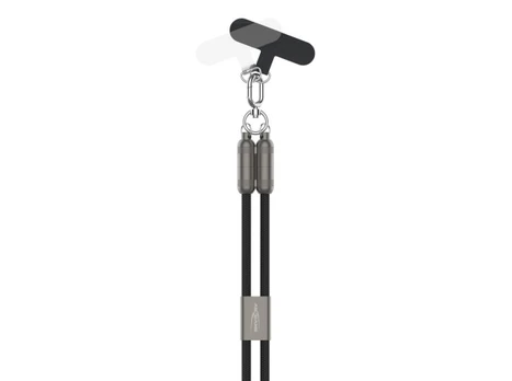 Ansmann USB-C C60W 120 cm juodas kabelis
