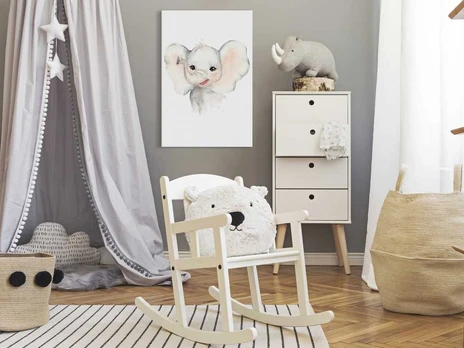 Artgeist Paveikslas - Happy Elephant (1 Part) Vertical