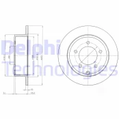 DELPHI BG4179 Brake Disc kaina