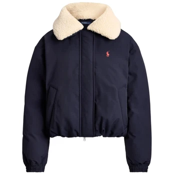 Bomberis moterims, Mėlyna, Woven-jacket