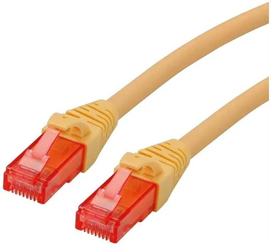 Roline Patchcable - RJ- 45-2 m - UTP - CAT 6 - LSOH-geltona(21.15.2522)