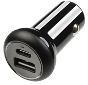 Vivanco automobilinis įkroviklis USB/USB-C 24W (62303)