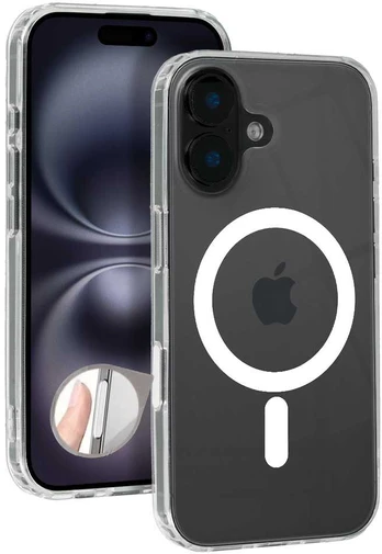 Topt Magsafe Clear Camera Control Apple iPhone 16 Plus dėklas telefonui skaidrus