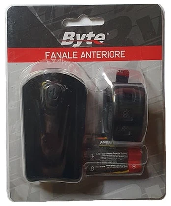 Dviračių žibintas Byte Front Light R43A, plastikas, juoda