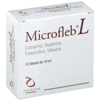 Venų kraujotakai gerinti MICROFLEB L, 10 buteliukų