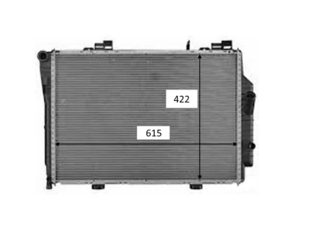 Variklio radiatorius NRF NRF 58489