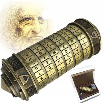 Šifruotas užraktas Da Vinci Code Cryptex Present Mini