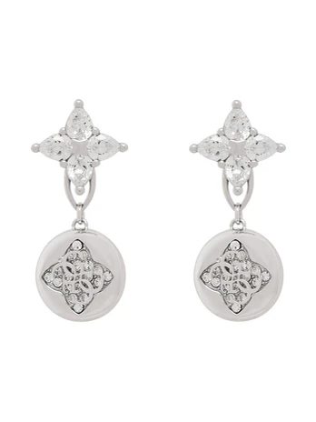 Guess Auskarai JUBE06 470JW Sidabrinė