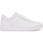 Tommy Hilfiger Laisvalaikio batai Th Basket Core Leather FM0FM05927 Balta