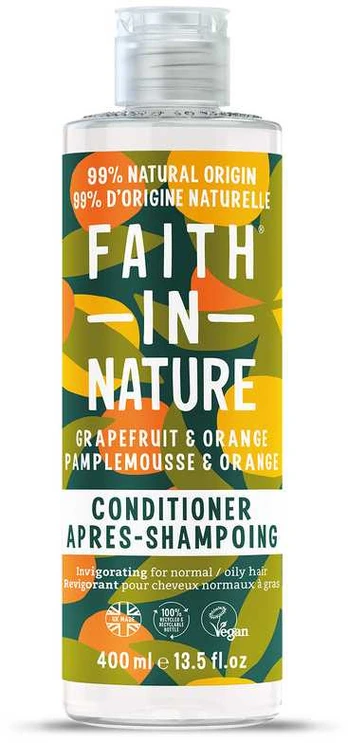 Plaukų kondicionierius FAITH IN NATURE GRAPEFRUIT&Oranžinis, 400 ml
