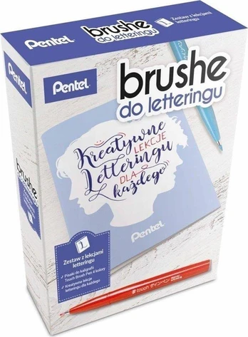 Pentel Pisaki do kaligrafii - komplektas 4vnt.. PENTEL