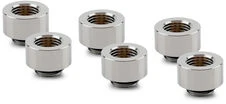 Thermal Grizzly DeltaMate Extender Fitting - MF10, Gloss nickel, 6er-Pack