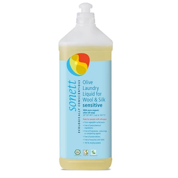 Skystas skalbiklis Sonett Olive Laundry Liquid for Wool & Silk Sensitive, 1 l