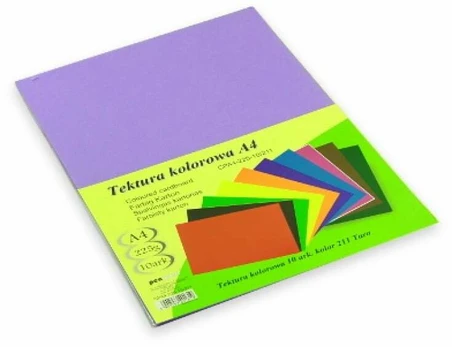 Kartonas, A3, 225 g/m², violetinė, 42 cm x 29.7 cm