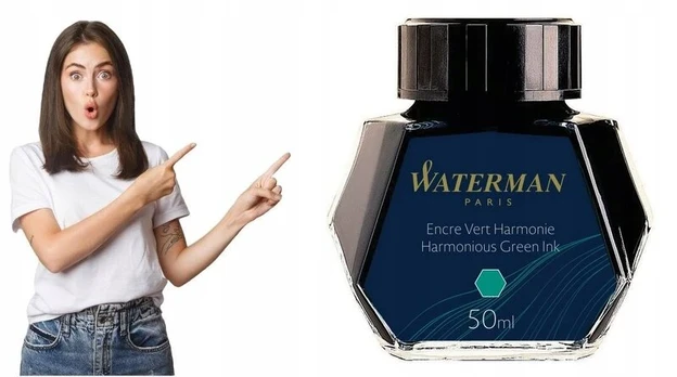 Waterman žalias rašalas