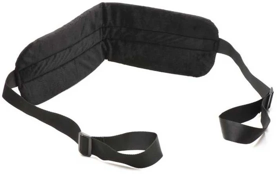 XR Brands Lover's Strap Juodas Adjustable Support Harness