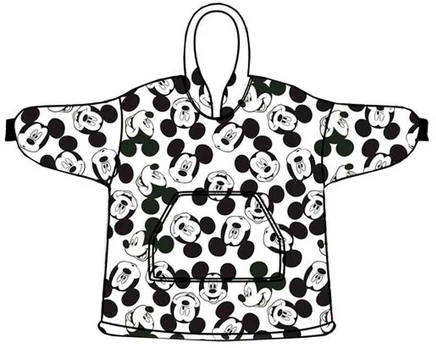 Disney Mickey oversize sweatshirt coat kids coral