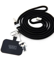 Originalus dėklas Karl Lagerfeld KLUCNMSCKIK Universal CBDY Cord case - Juodas