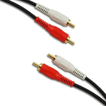 Inne Kabelis 2 x RCA – 2 x RCA 1.5 m juodas 4 mm
