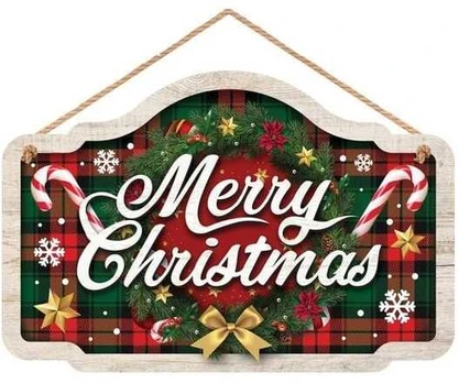 Fiesta Merry Christmas skilt