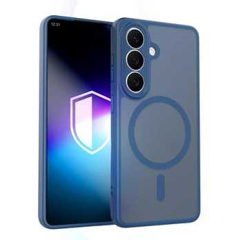 Dėklas 3MK Misty MagCase do Samsung Galaxy S26+ mėlyna