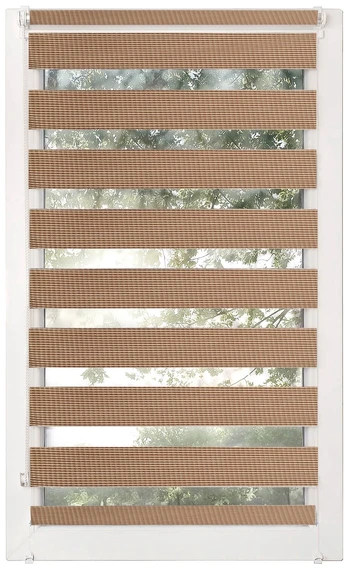 Ritininė užuolaida Karpol Basic, rusva, 115 cm x 150 cm