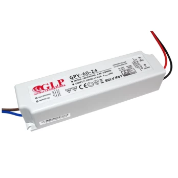 GLP maitinimo šaltinis 24V 60W IP67 (GPV-60-24)