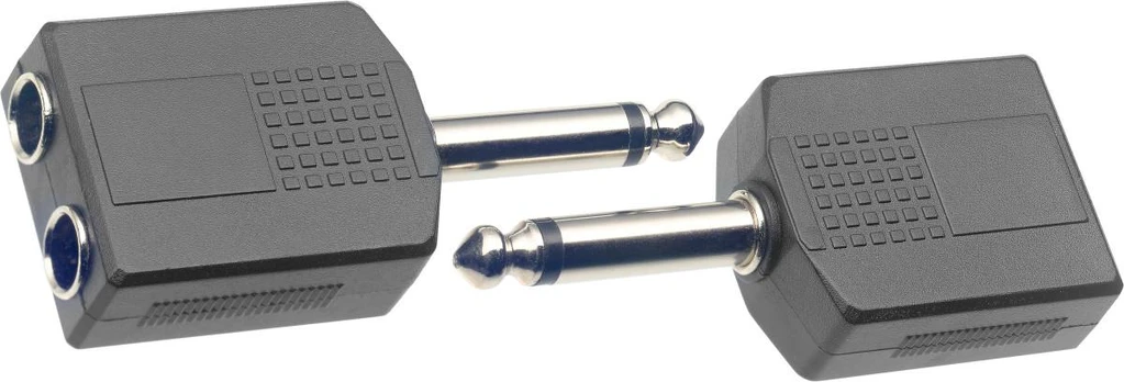 Adapteris Stagg 2 x 6.35mm TS/f - 6.35mm Jack TS/m (2vnt)